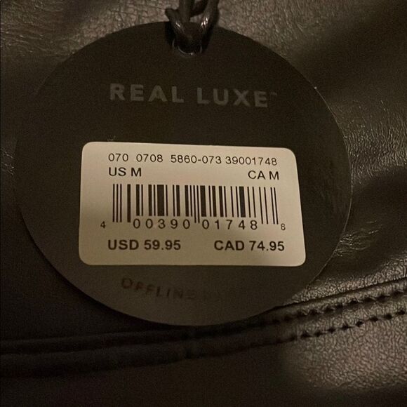 New With Tags OFFLINE By Aerie Real Luxe Faux Leather Legging size M - Picture 2 of 9